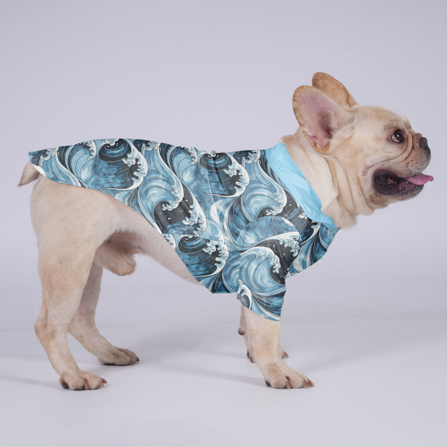 French Bulldog Scout Hawaiian Shirt For Frenchies Practical Pet Supply