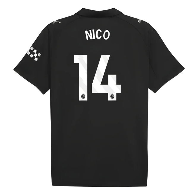 Adult 2025-2026 Man City Away Shirt (Nico 14)
