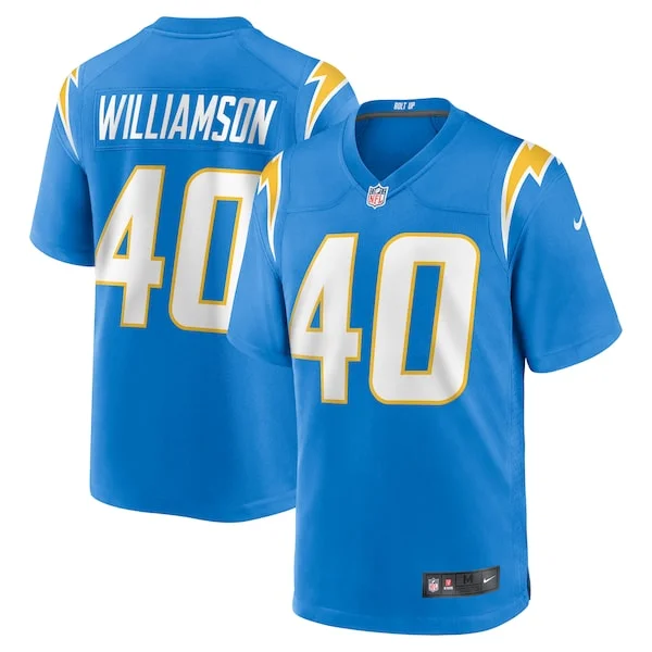 None Kendall Williamson Game Jersey - Blue | NFL Player Jersey