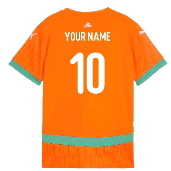 2024-2025 Ivory Coast Home Shirt (Kids) (Your Name)
