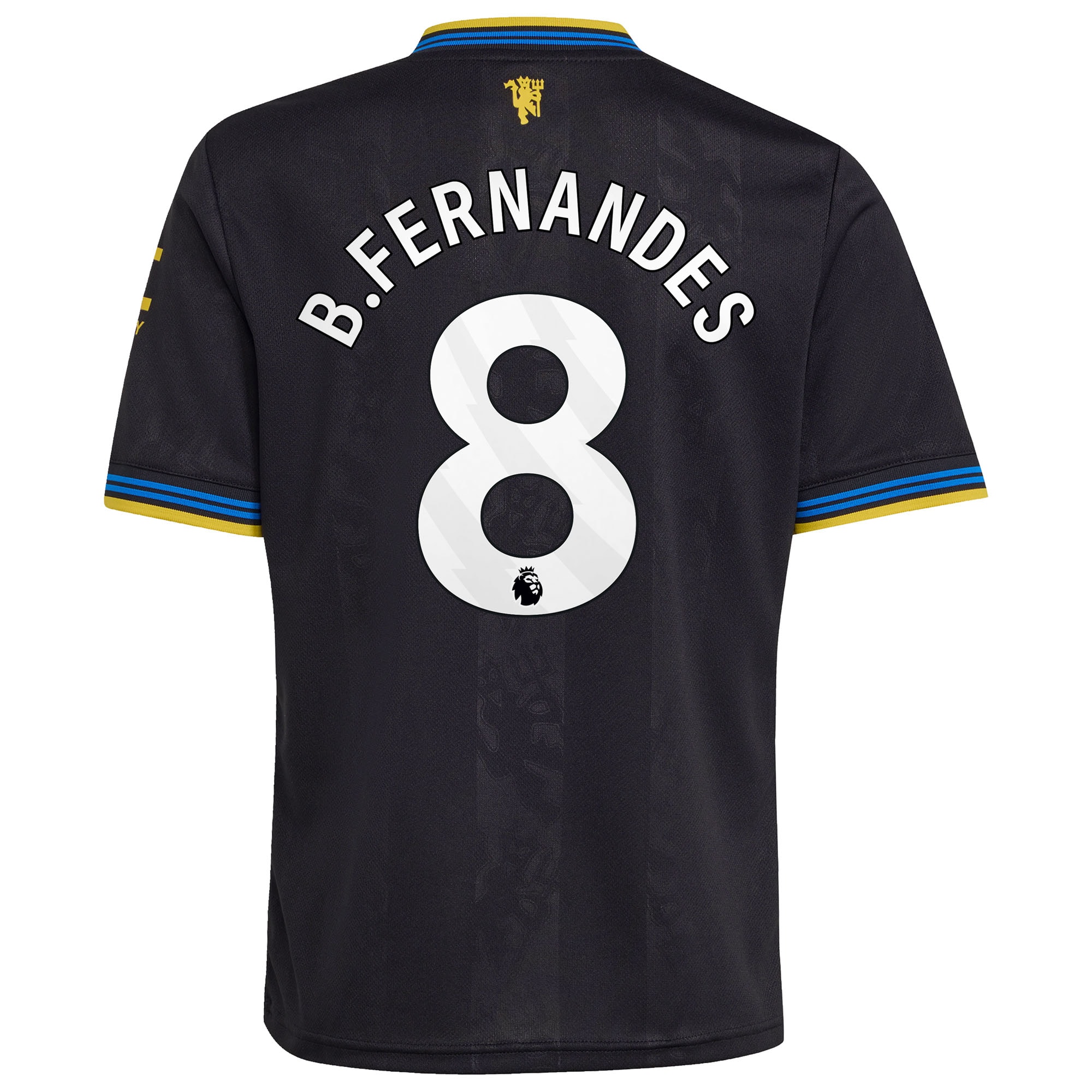 [SJH] Bruno Fernandes Manchester United Youth 2025/26 Third Replica Player Jersey - Black