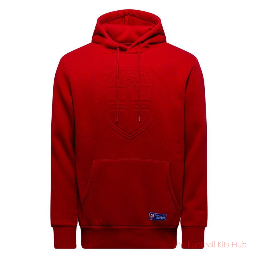 Men Norway Crest Hoodie - Red