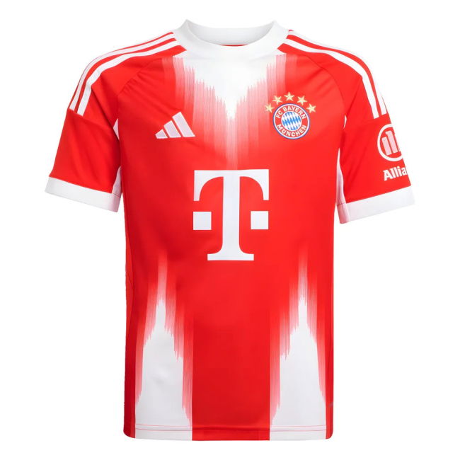 2025-2026 Bayern Munich Home Shirt - Kids Durable Stitching