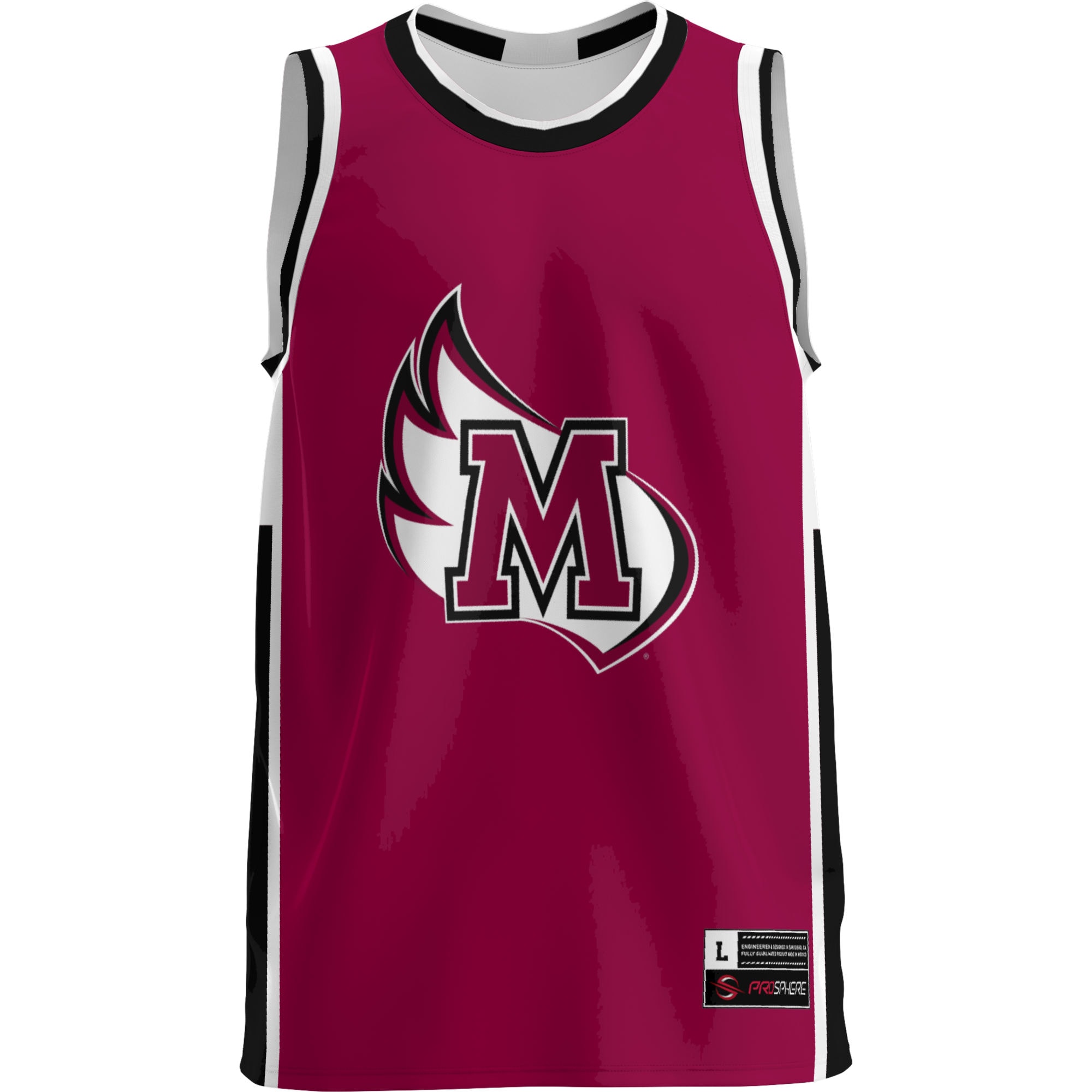 [DDG] Meredith College Avenging Angels GameDay Greats Lightweight Basketball Jersey - Maroon