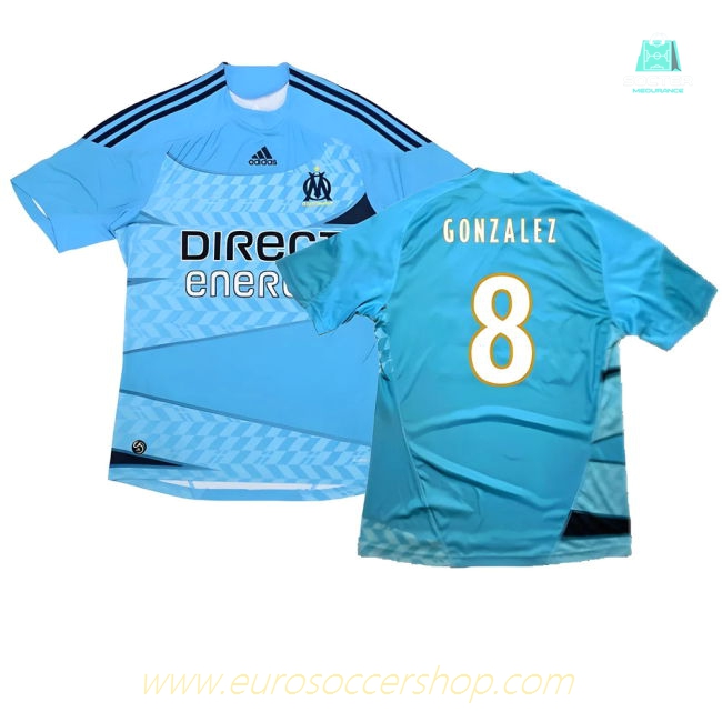 Marseille 2009-10 Away Shirt ((Excellent) M) (Gonzalez 8)