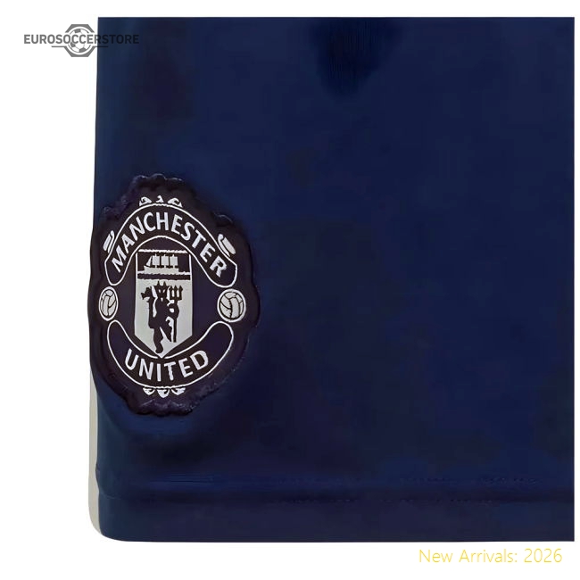 2024-2025 Man Utd Away Shorts (Night Indigo)