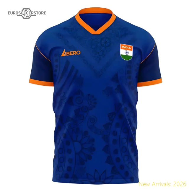 Official India Concept 20252026 Home Kit () Athletic Lightweight