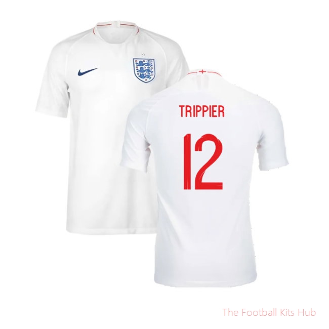 2018-2019 England Authentic Home Shirt (Trippier 12)