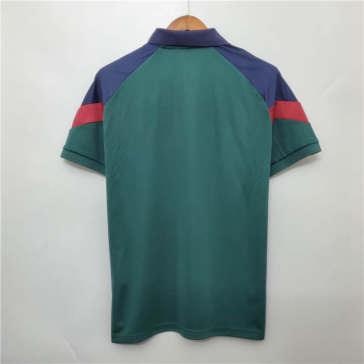 Euro 2020 Italy 20-21 NavyGreen Polo Shirt - Official Replica 15281