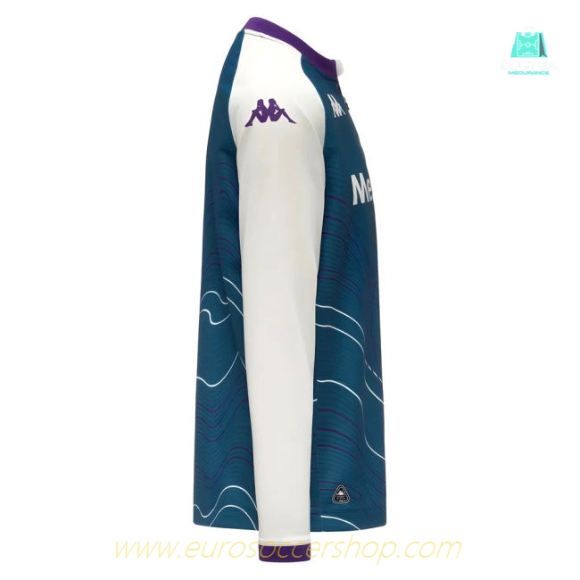 2025-2026 Fiorentina Pre Match Sweat Top (Turquoise)