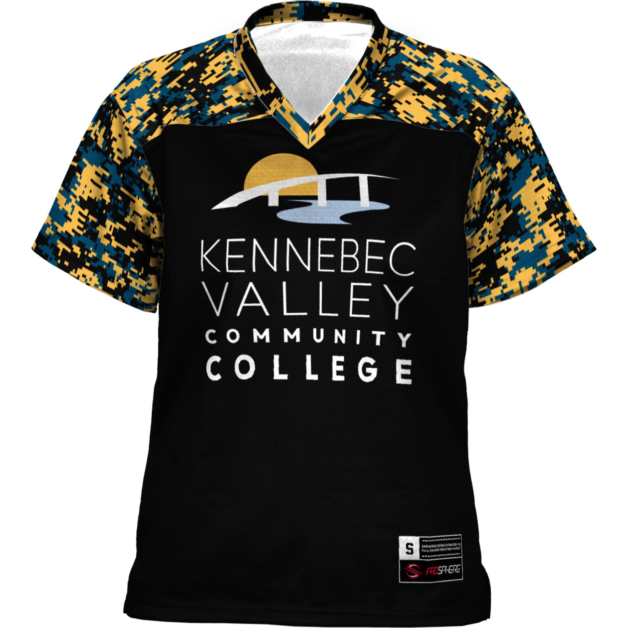 Kennebec Valley Community College GameDay Greats Women's Football Jersey - Black
