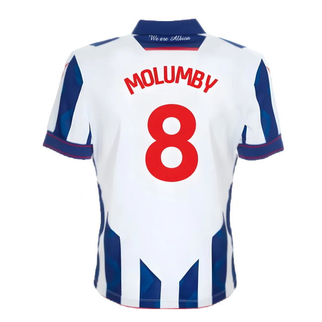 West Brom WBA official style Home Shirt 2024-2025 (Unisex