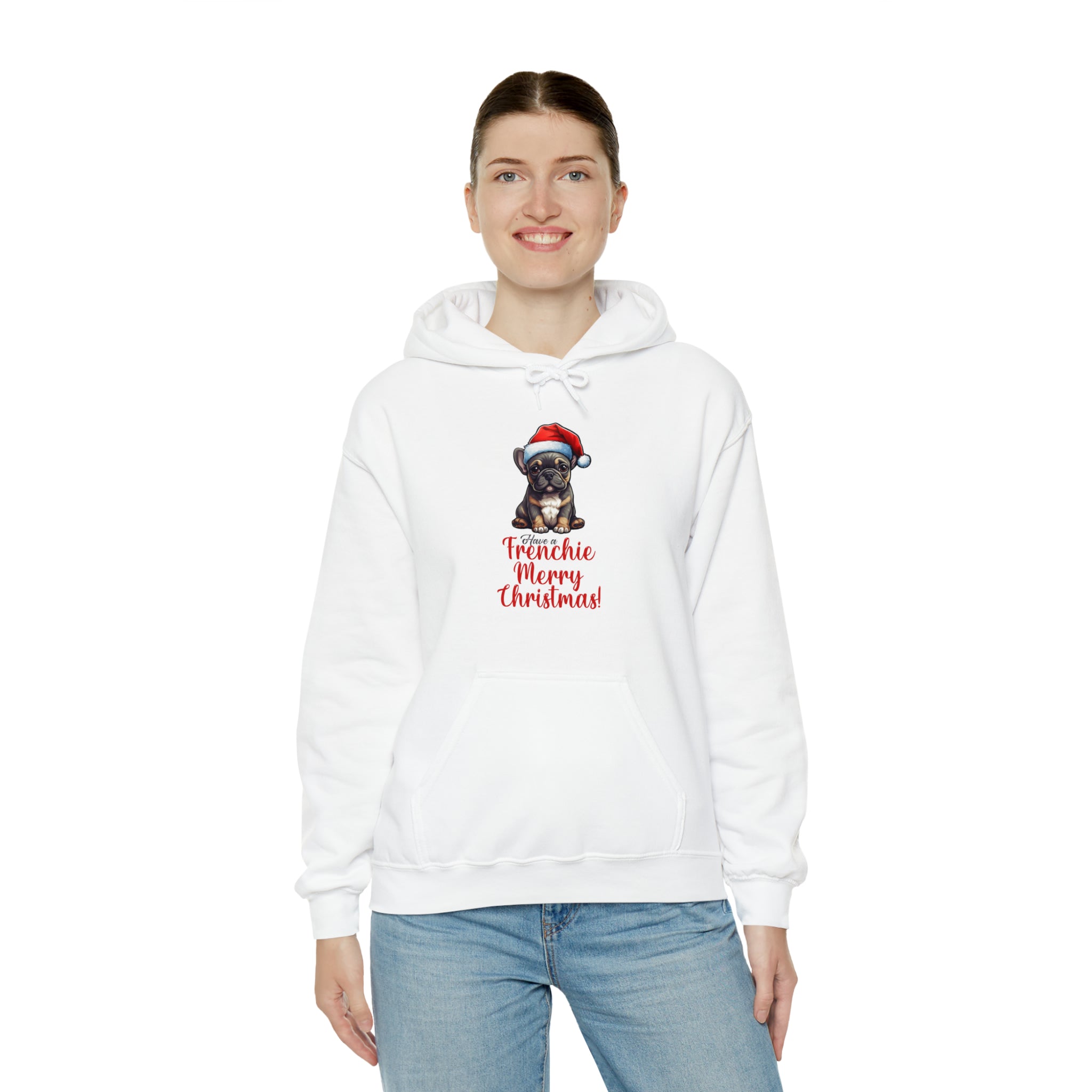 Frenchie Merry Christmas Unisex Hoodie