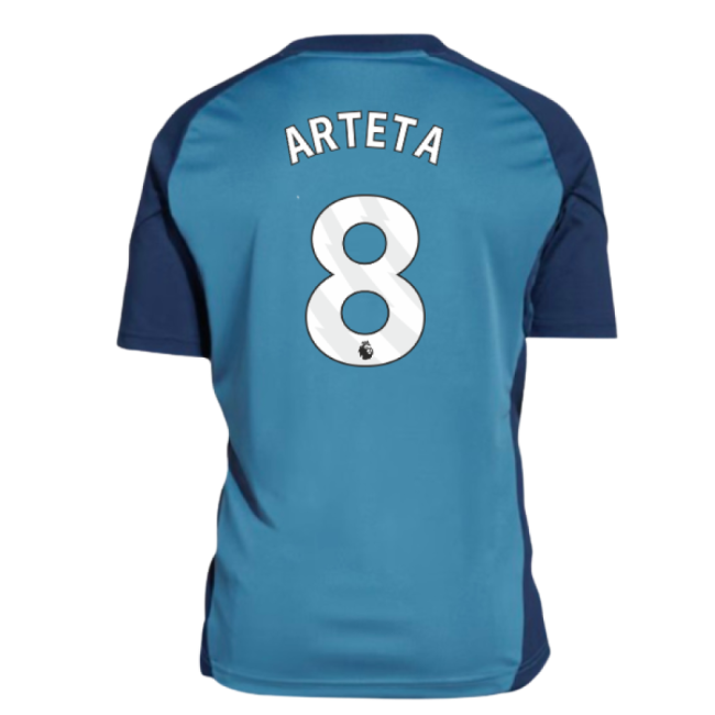 Arteta 8 Updated Arsenal Training Match Shirt 2025-2026 (Kids) (2)