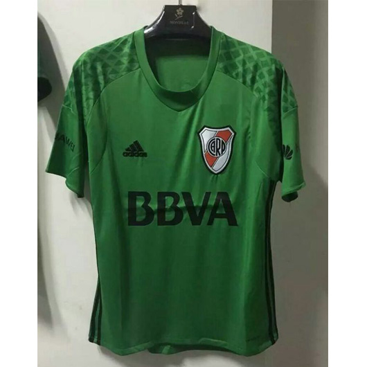 Official River Plate Goalkeeper 201617 Green Soccer Jersey Shirt