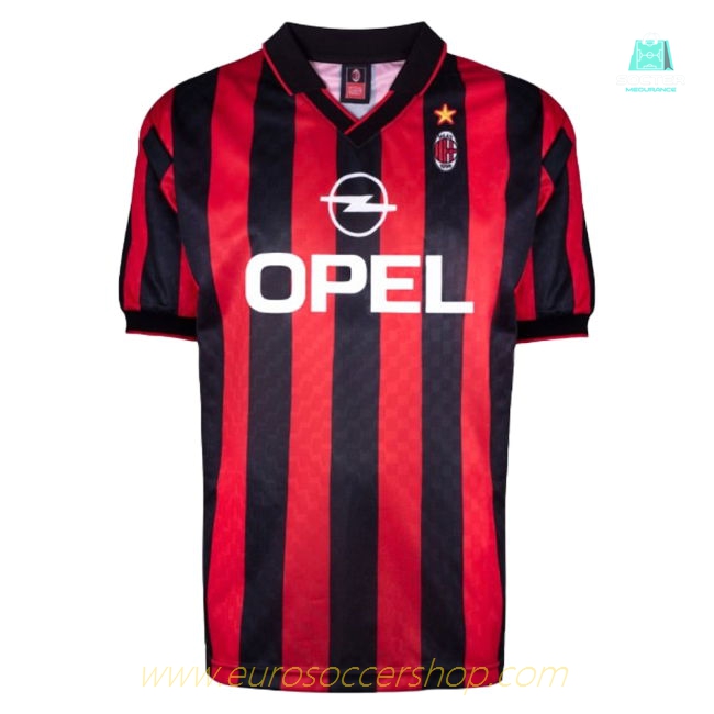 AC Milan 1996 Home Retro Shirt (R.Baggio 18)