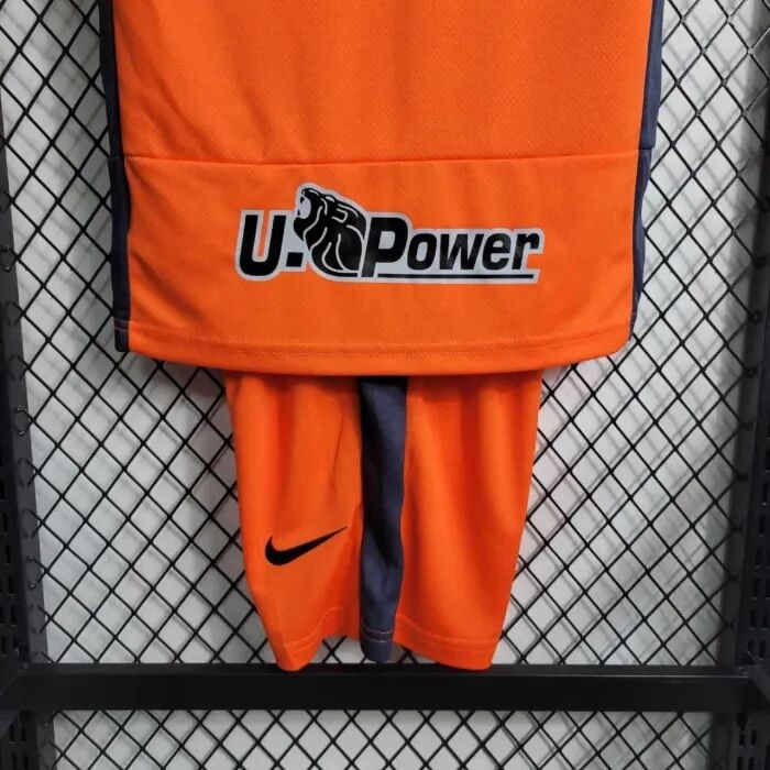 KIDS INTER MILAN 2324 THIRD ORANGE FOOTBALL KITShirtShorts - Official