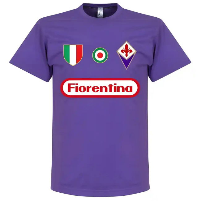 Fiorentina Batistuta 9 Team T-Shirt - Purple