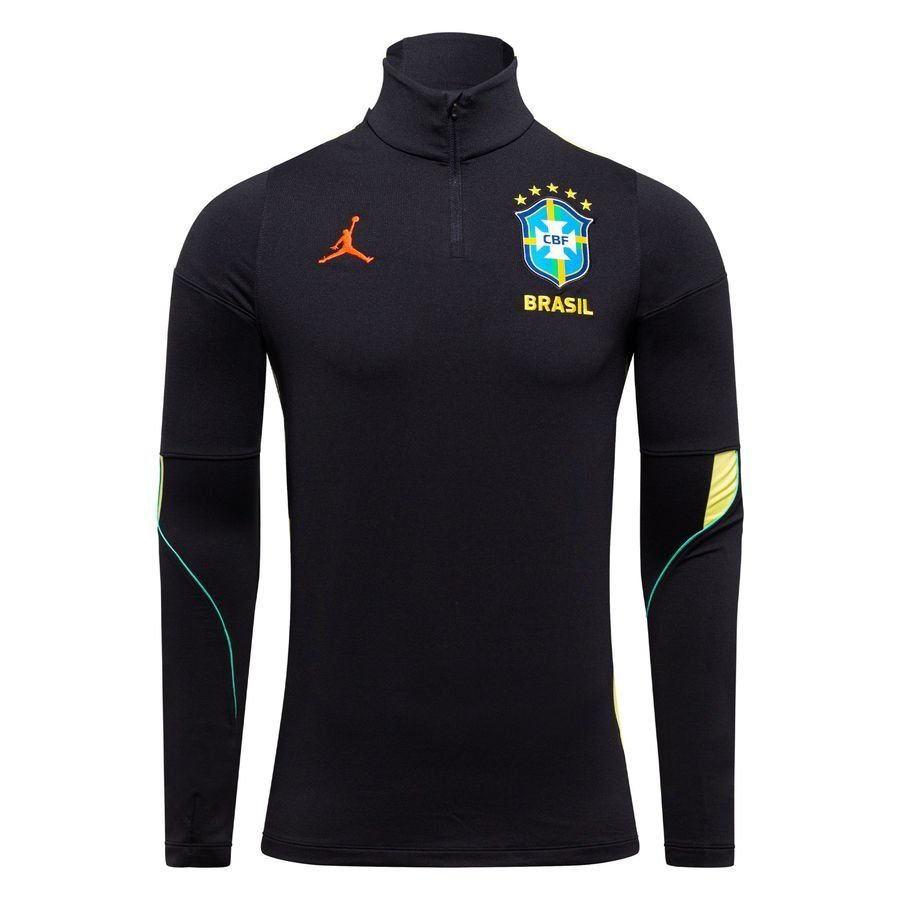 [EFKS] 2026 Brazil Jordan Dri FIT Strike Drill World Cup Black/Yellow Training Kit X