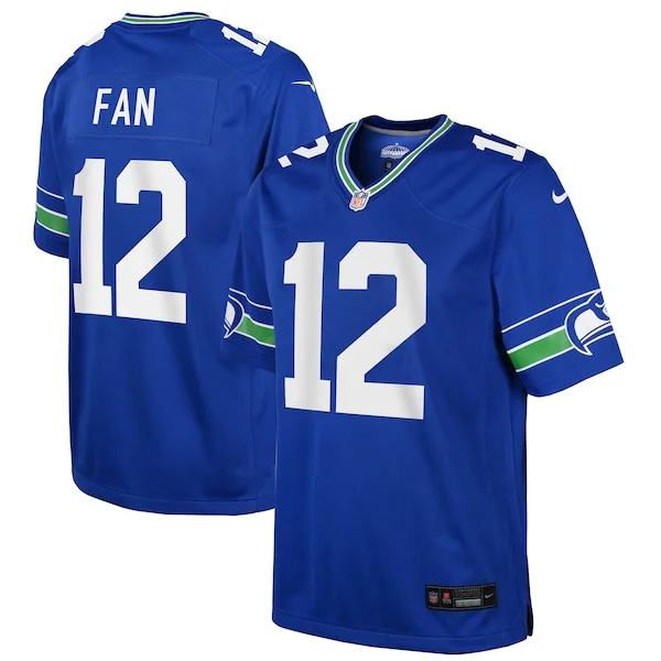 Top-Grade SEA Seahawks Game Jersey - Royal | NFL Fan Apparel