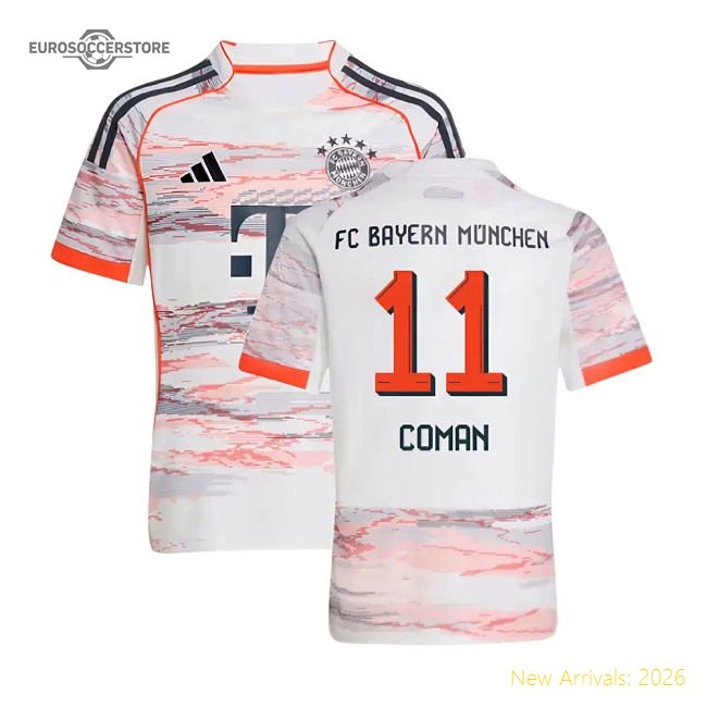 Trending 2025-2026 Bayern Munich Away Shirt (Kids) (Coman 11)