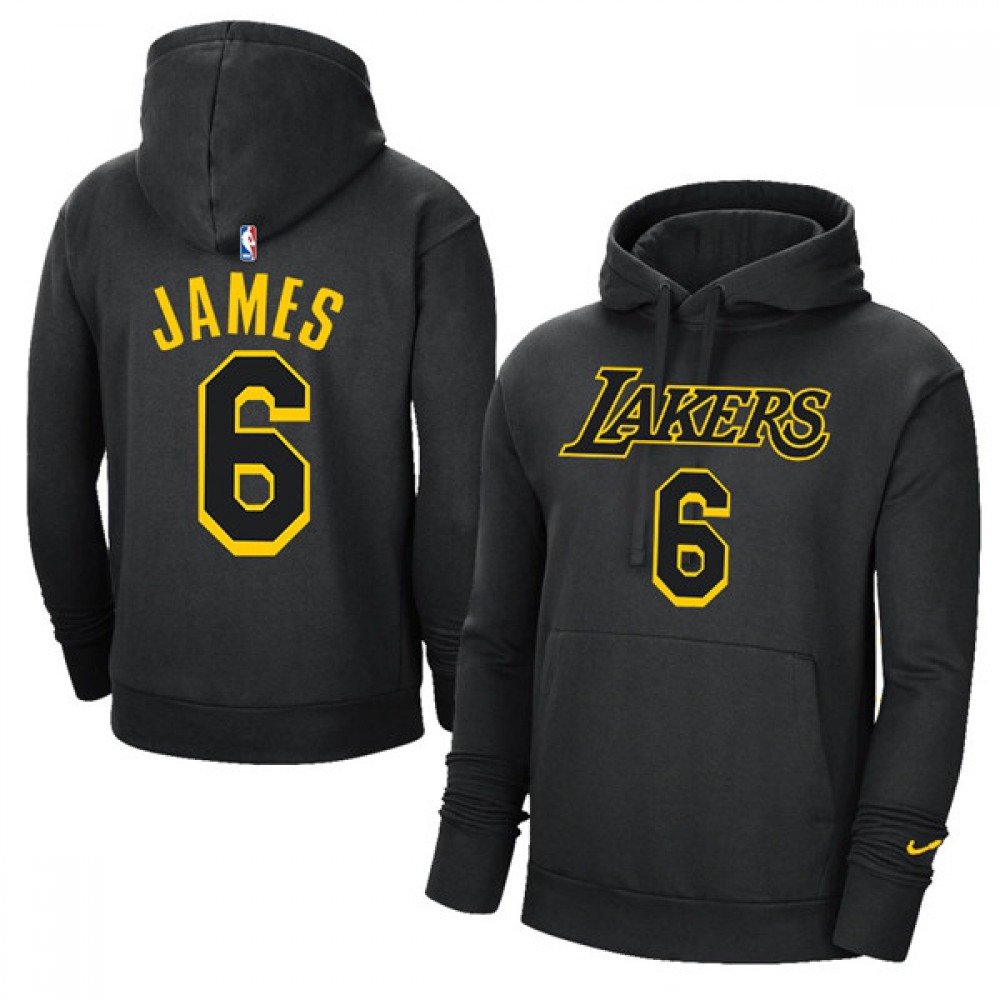 Collector's Item Limited Men's LAL #6 LeBron Black Basketball Jersey