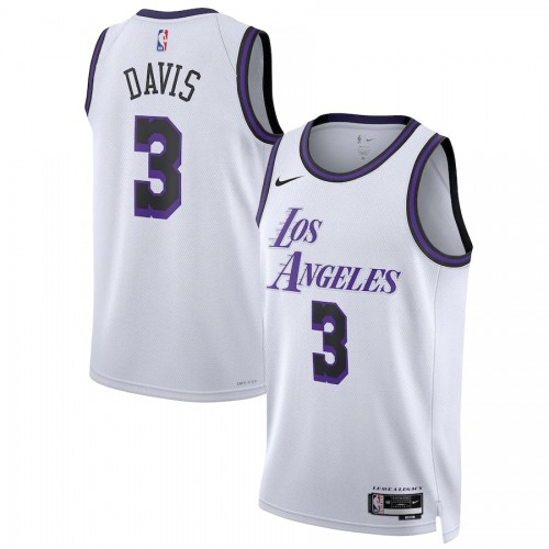 Nike Lakers White Anthony Davis #3 Jersey - On Sale Basketball Jersey