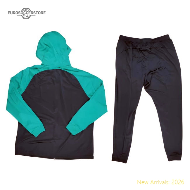 Best-Selling 2023-2024 Barcelona Hooded Strike Tracksuit (Thunder)