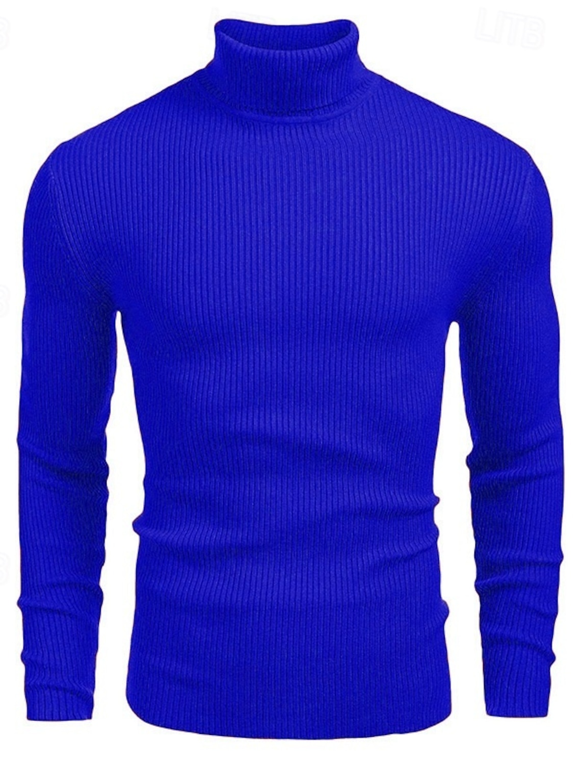 Men's Sweater Pullover Jumper Ribbed Knit Regular Tops Knitted Slim
