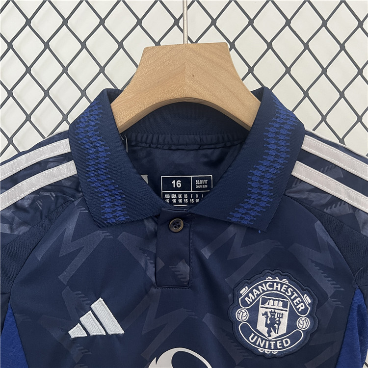 Kids Manchester United 2425 Away Soccer Kit ShirtShorts - Official