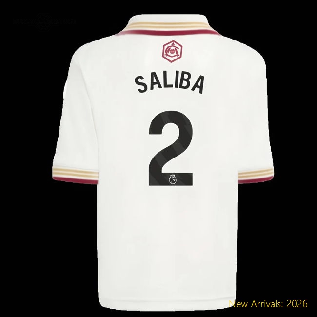Arsenal Mini Saliba Comfortable Jersey Dri-fit Easy-care