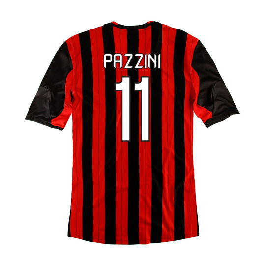 1314 AC Milan Home 11 Pazzini Shirt - Official Replica 2828