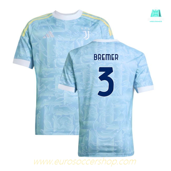 2025-2026 Juventus Away Shirt (Kids) (Bremer 3)
