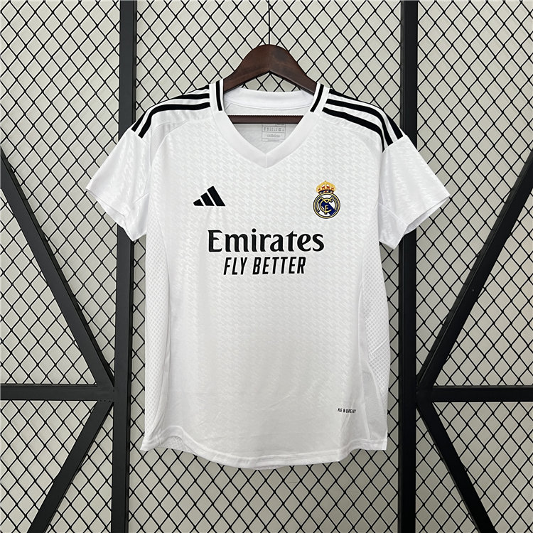 Real Madrid 2425 Women's Home White Shirt - Official Replica 24669