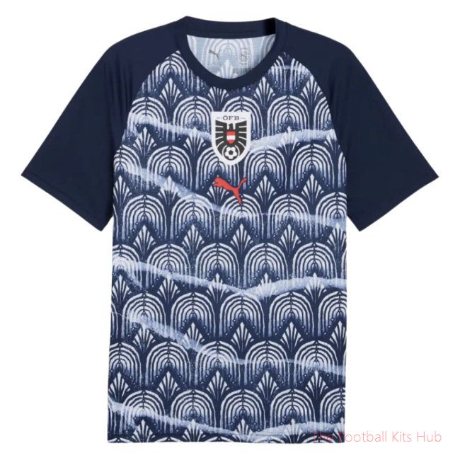 2026-2027 Austria Warm Up Jersey (Black)