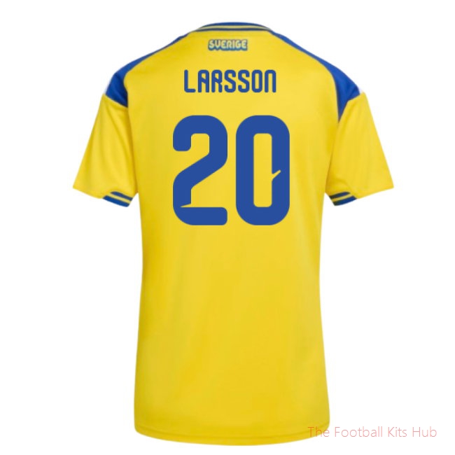 2026-2027 Sweden Home Shirt (Womens) (Larsson 20)