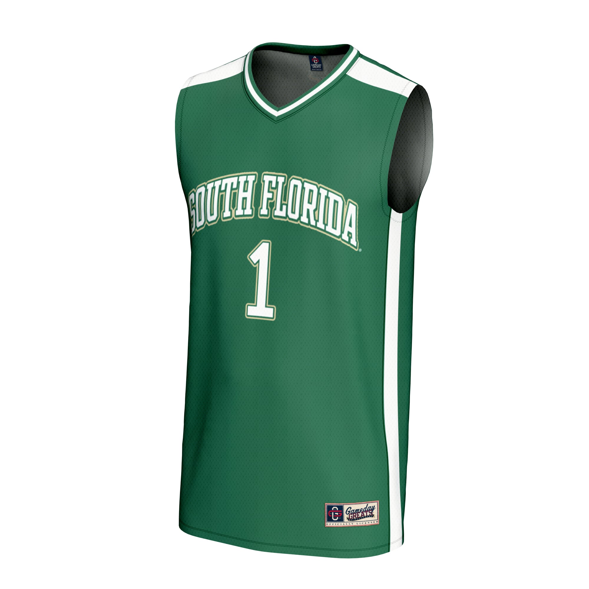 #1 South Florida Bulls GameDay Greats Youth Lightweight Collegiate Basketball Fashion Jersey - Green