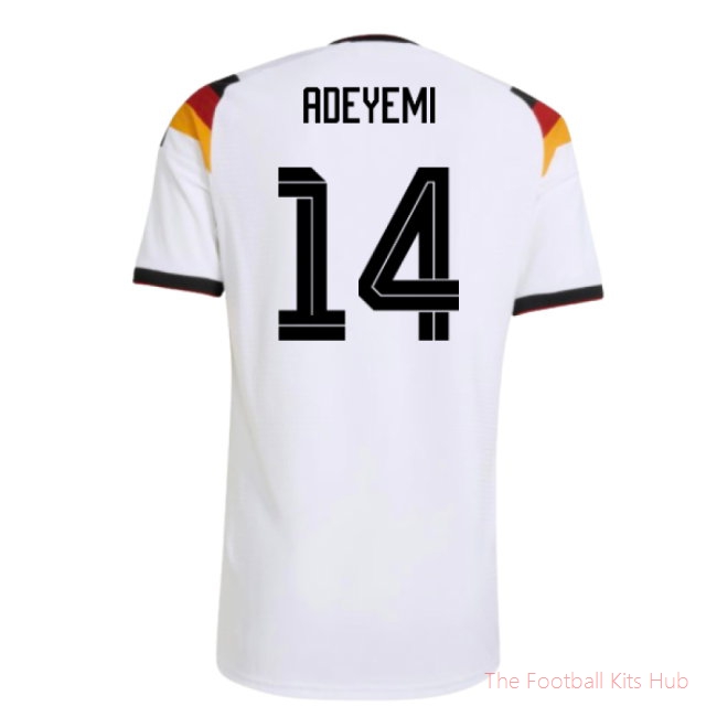 [JED] 2026/27 Germany Authentic Home Shirt (Adeyemi 14)