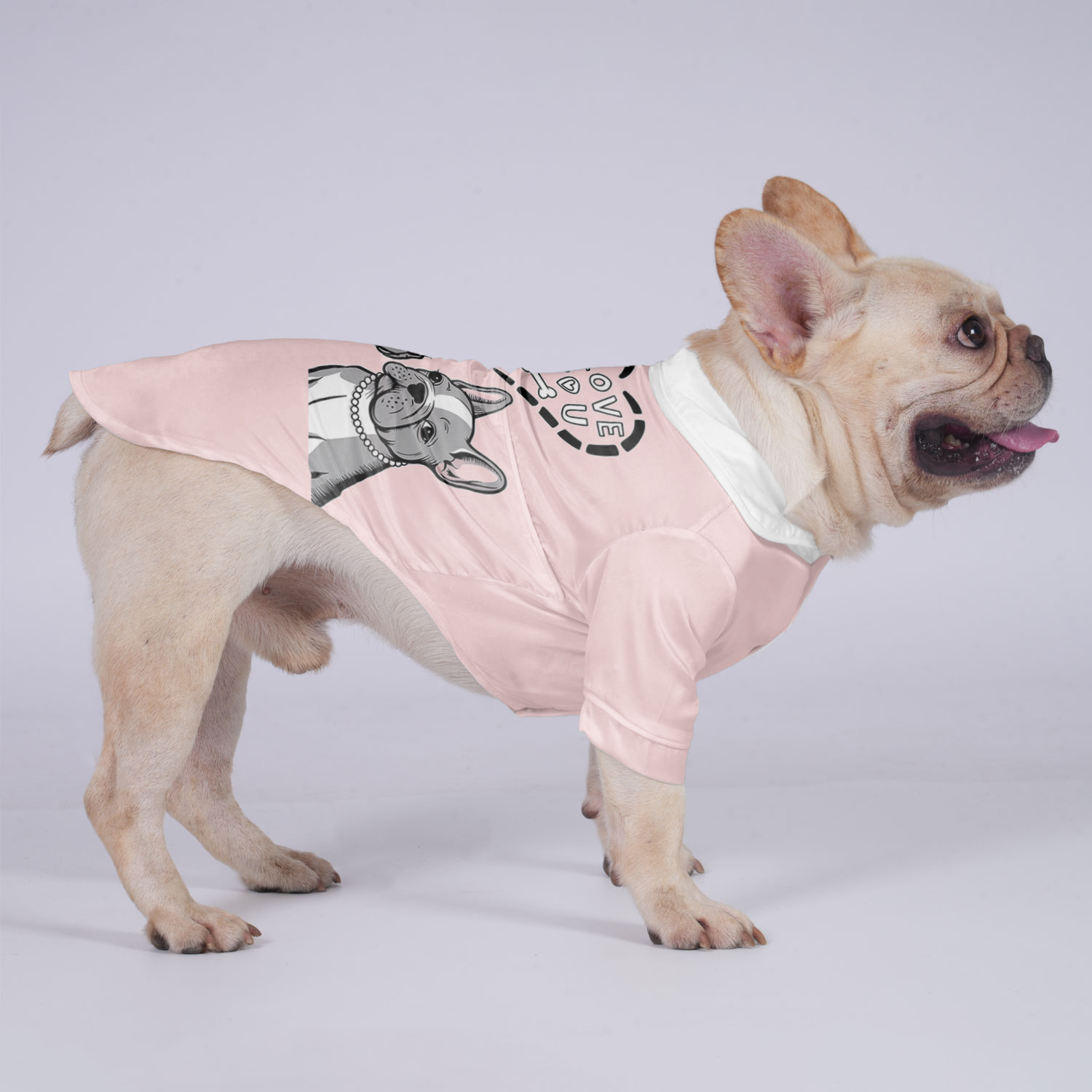 Lifestyle-Driven Lilly - Hawaiian Shirt For Frenchies for Daily Life