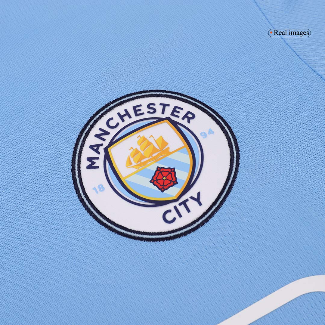 RODRIGO #16 Manchester City Home  Soccer Jersey 2024/25 Authentic Kit