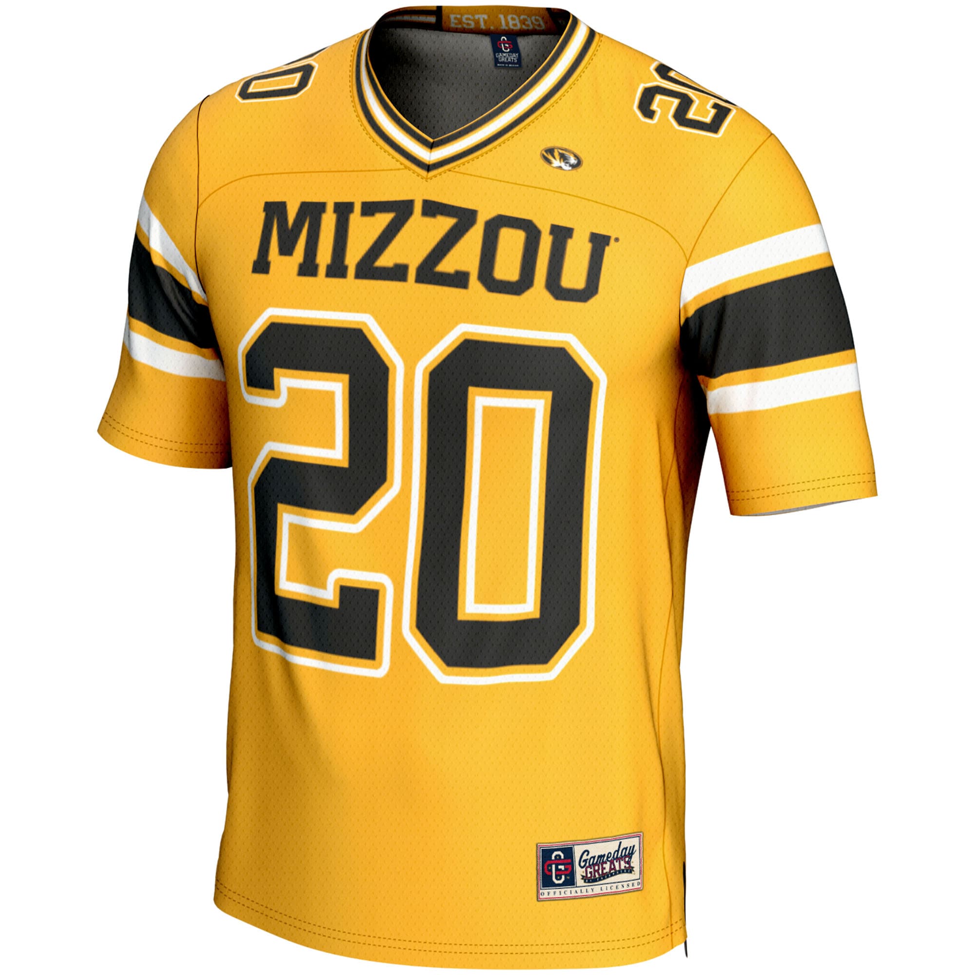 Cody Schrader Missouri Tigers GameDay Greats Youth NIL Player 26/27 Football Jersey - Gold