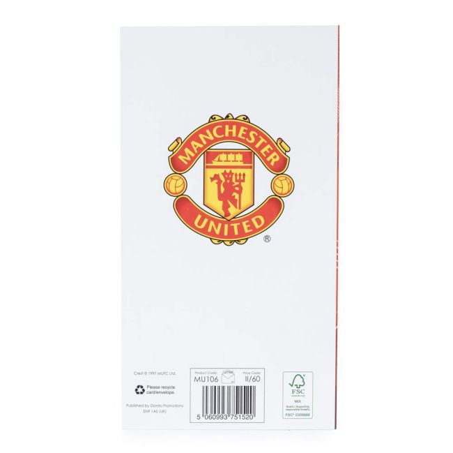 Adult Manchester United FC Super Son Birthday Card