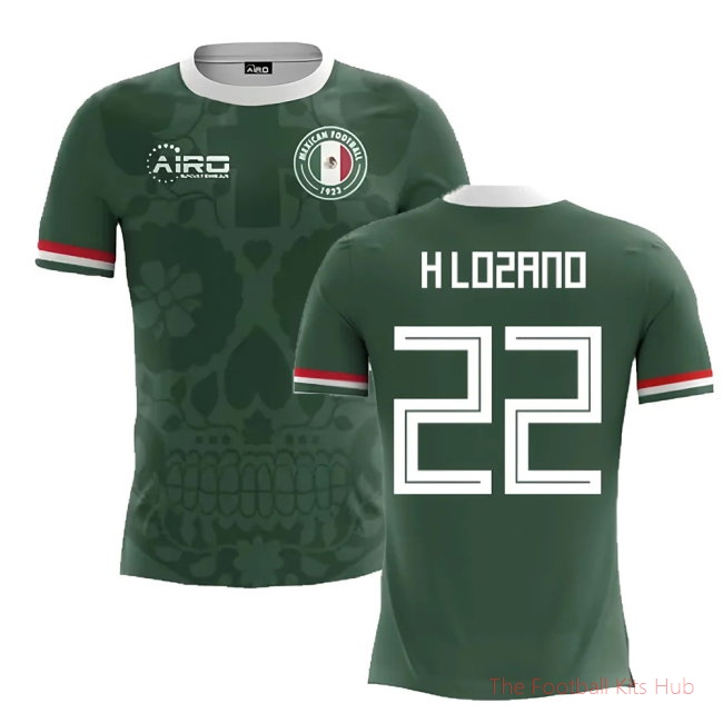 [LK] 2025/26 Mexico Home Football Shirt (H.Lozano 22)