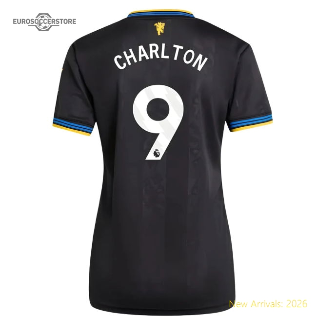 Man Utd Womens Charlton Luxury Jersey Advanced Textile Breathable