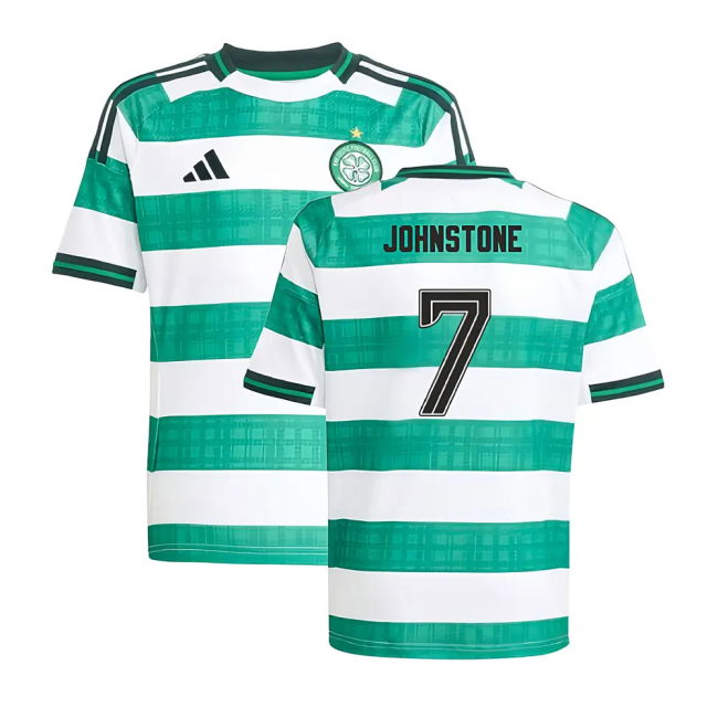 2025-2026 Celtic Replica Home Home Johnstone 7 - Modern Player