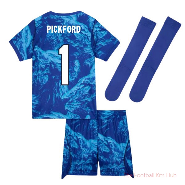 England Home Goalkeeper 2026-2027 Mini Kit (Pickford 1)