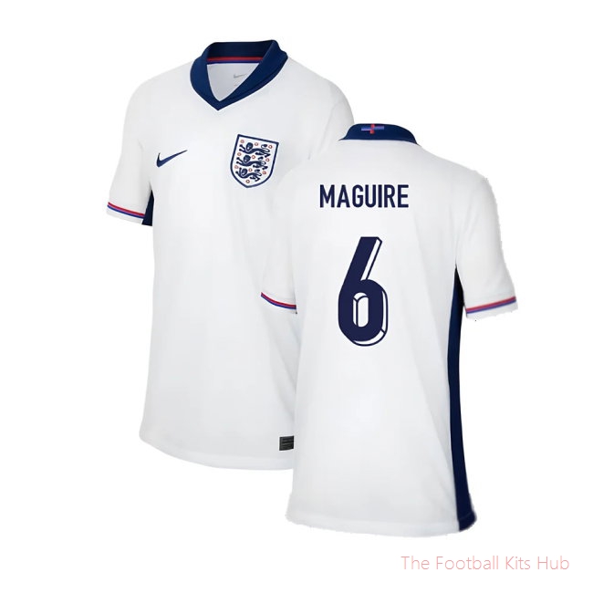 2024-2025 England Home Shirt (Kids) (Maguire 6)