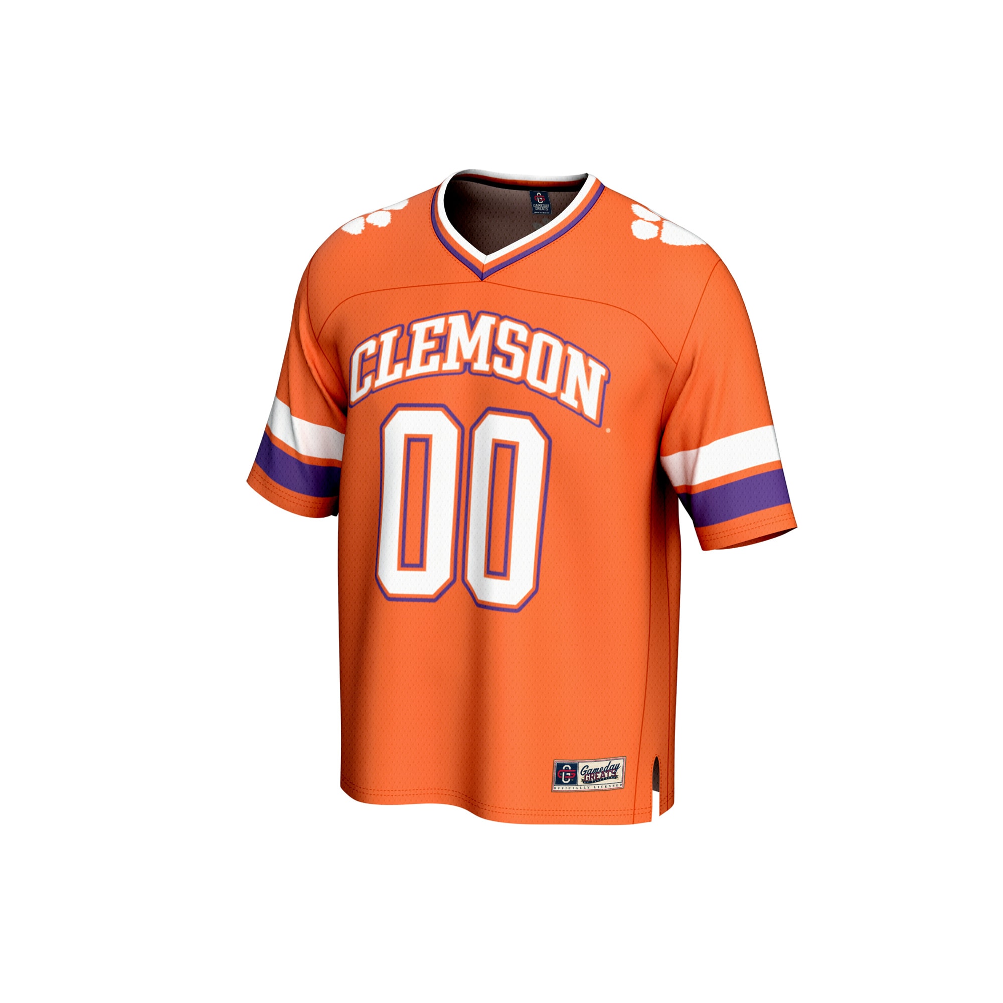 [NJP] Clemson Tigers GameDay Greats Youth NIL Pick-A-Player Football Fashion Jersey - Orange