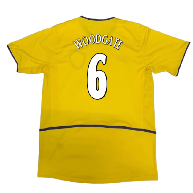 Official Licensed Fervent Leeds Away Shirt Excellent Woodgate #6 U...