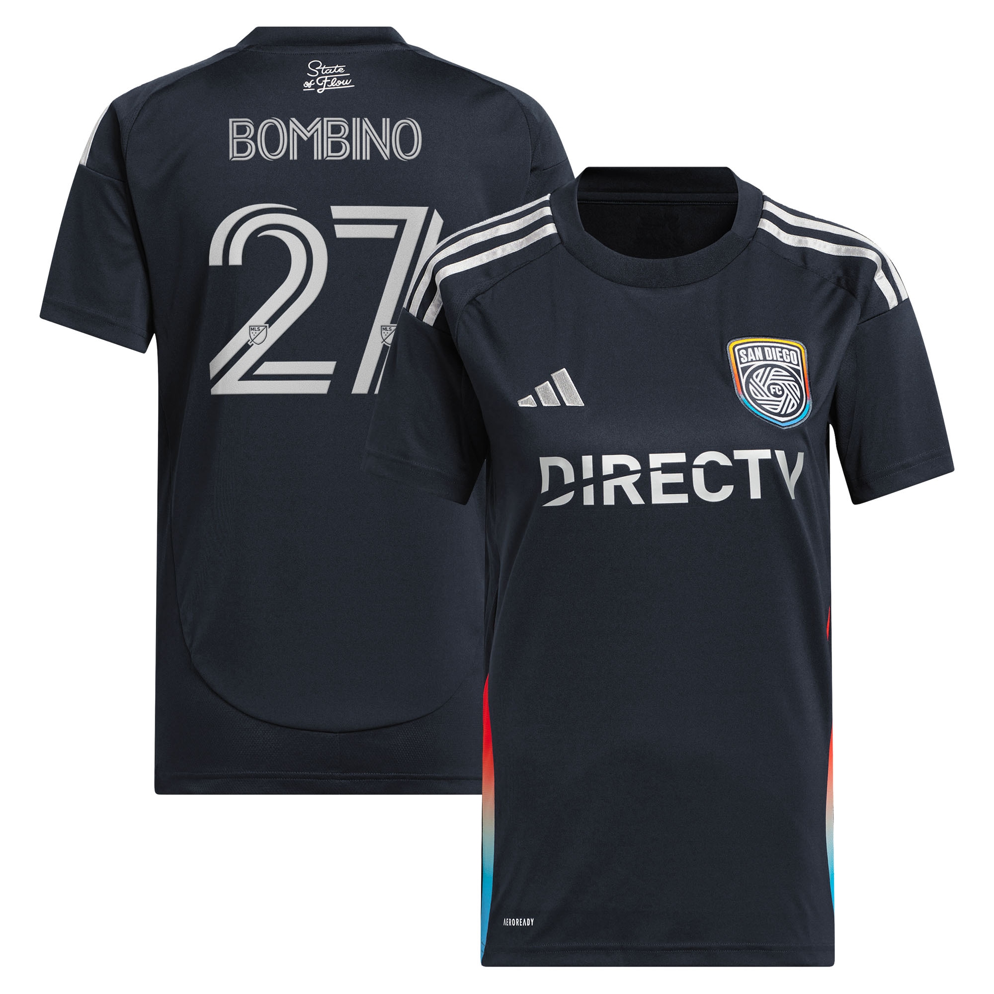[SJH] Luca Bombino San Diego FC Women's 2025 State of Flow Replica Jersey - Navy